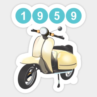 1959 Scooter Sticker